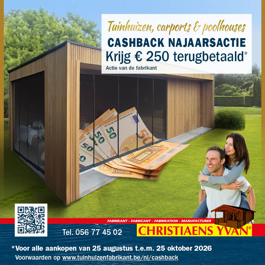 Cashback Nazomer 250 EUR